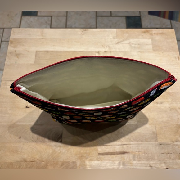 Handmade sushi zippered bag cotton one of a kind - Picture 7 of 7